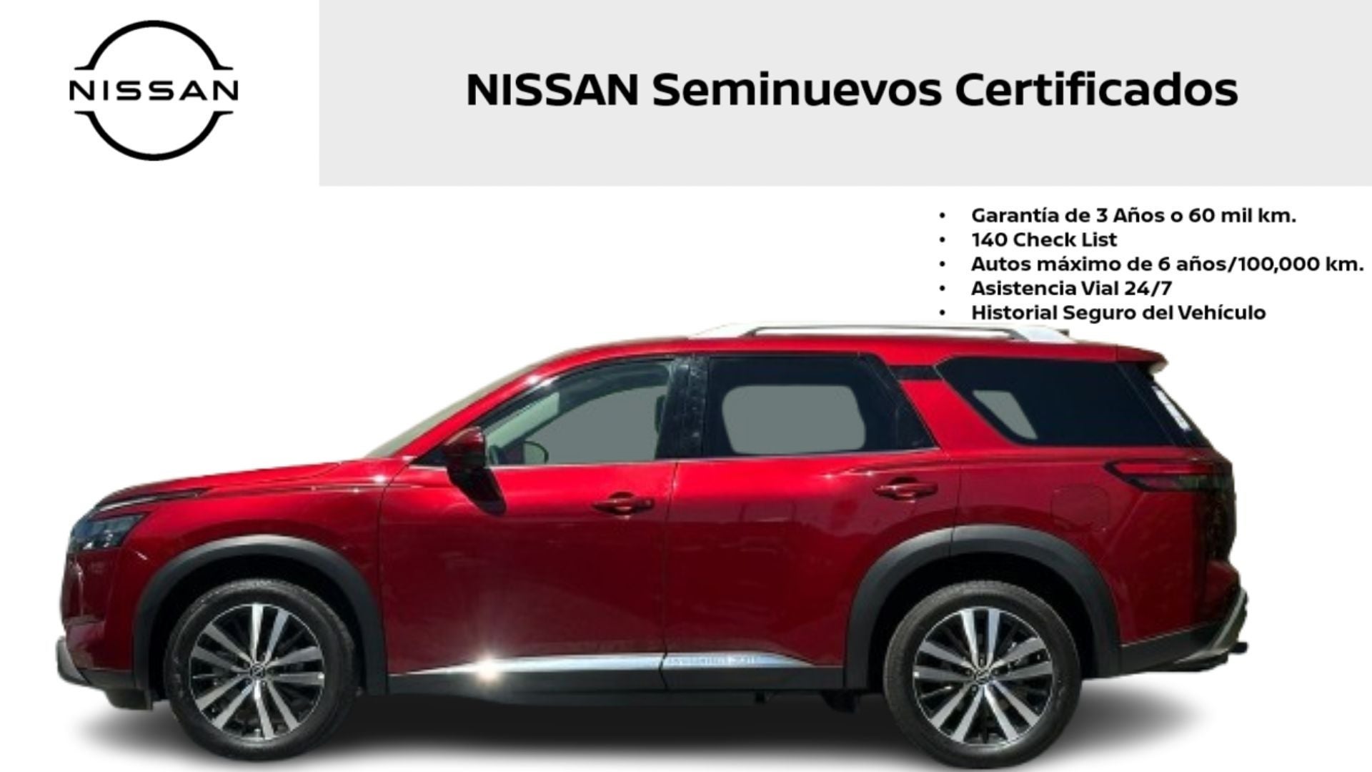 2025 Nissan Pathfinder PLATINUM V6 3.5L 270 CP 5 PUERTAS AUT PIEL BA AA