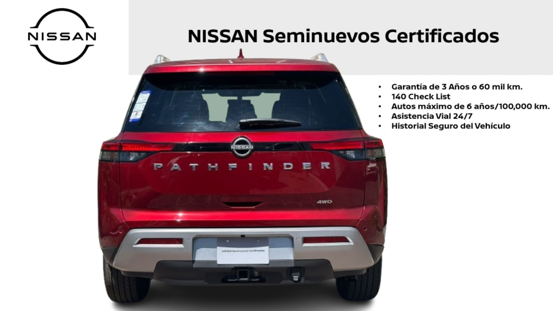 2025 Nissan Pathfinder PLATINUM V6 3.5L 270 CP 5 PUERTAS AUT PIEL BA AA