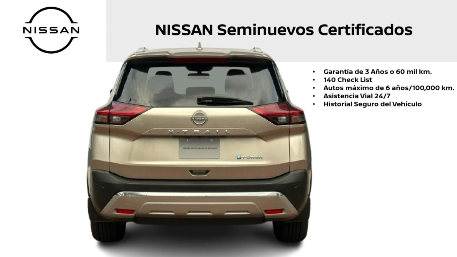2026 Nissan X-Trail e - Power PLATINUM, 1.5L, 3,L 142 CP, 5 PUERTAS, AUT