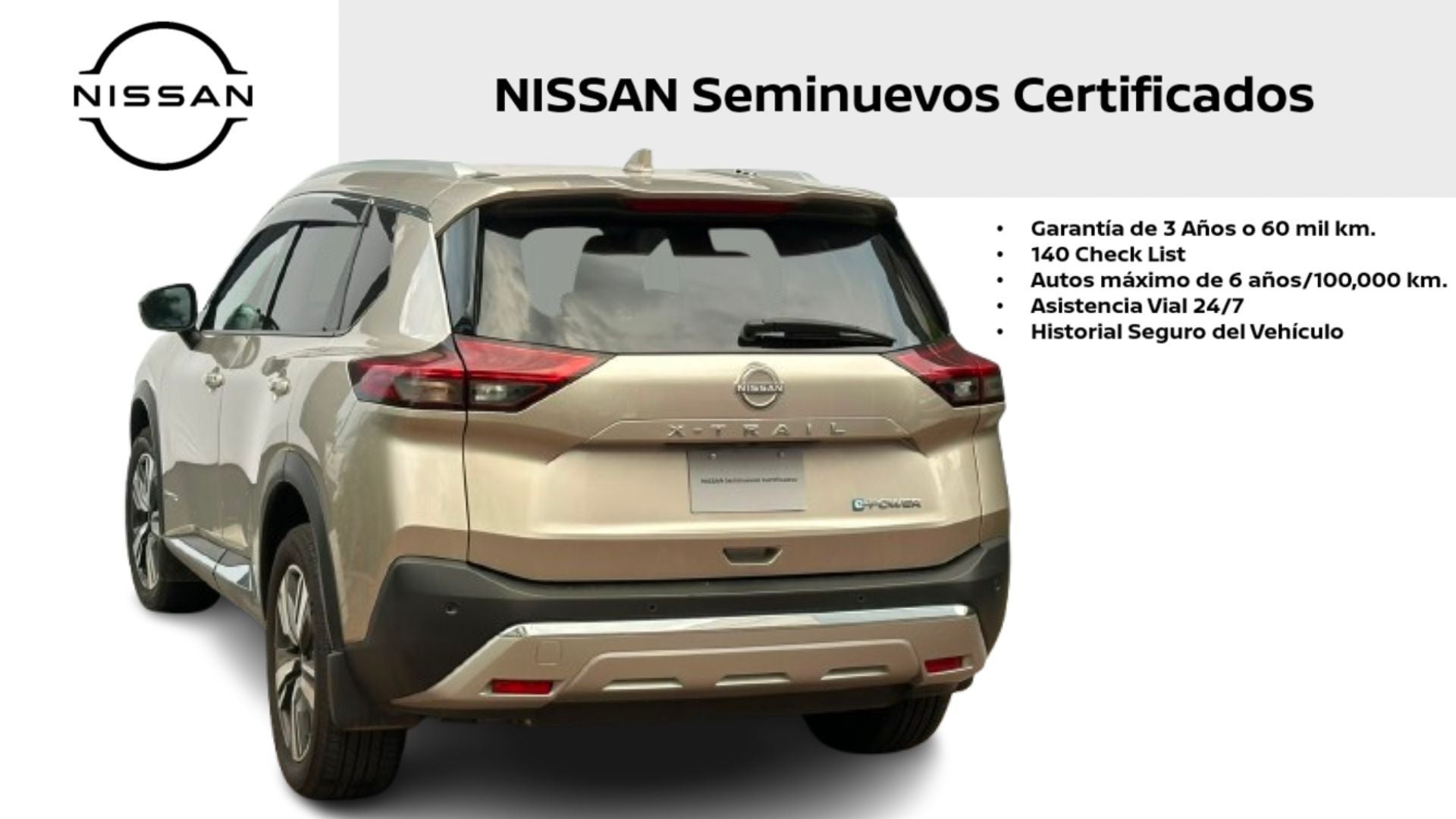 2026 Nissan X-Trail e - Power PLATINUM, 1.5L, 3,L 142 CP, 5 PUERTAS, AUT