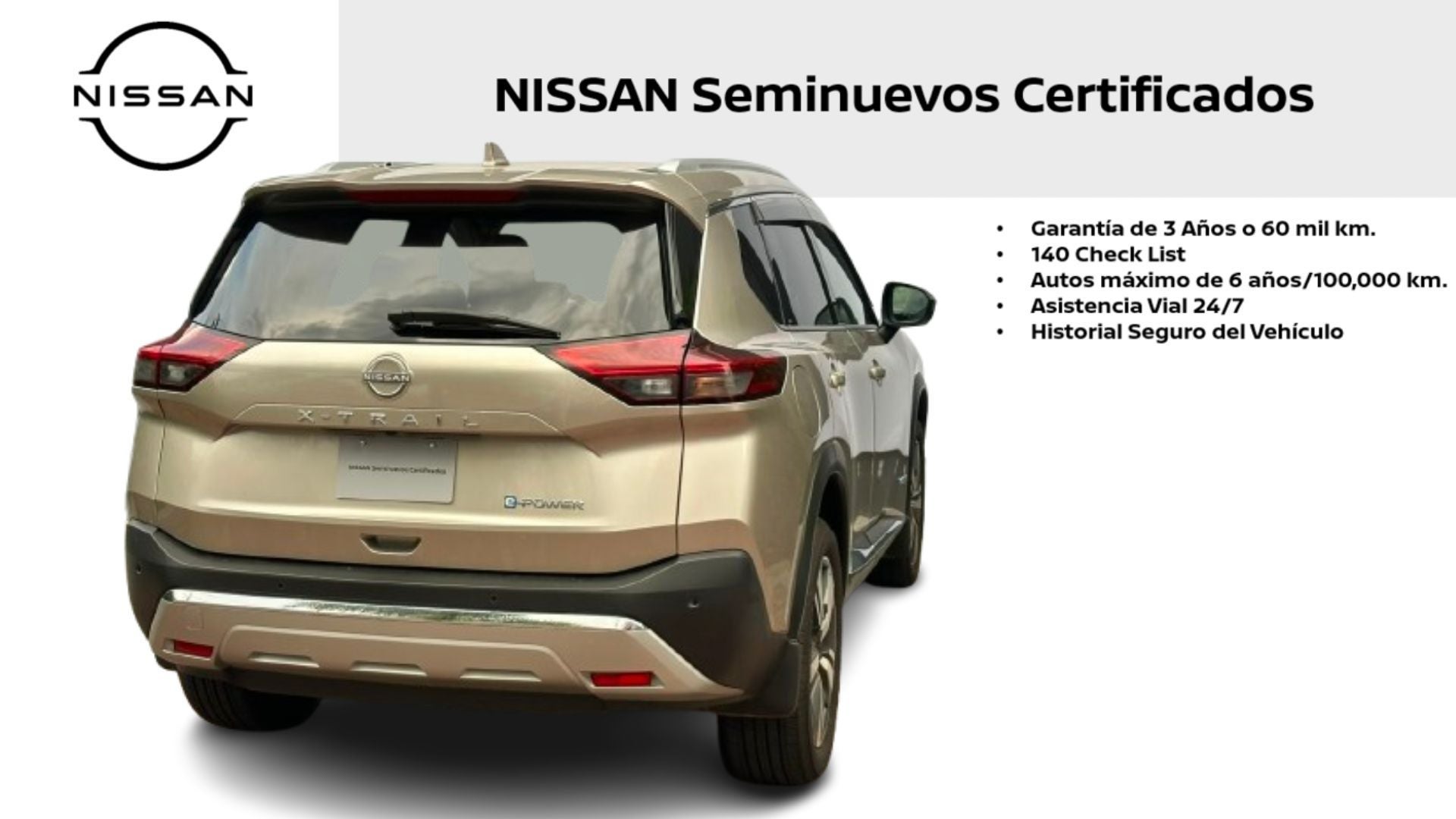 2026 Nissan X-Trail e - Power PLATINUM, 1.5L, 3,L 142 CP, 5 PUERTAS, AUT