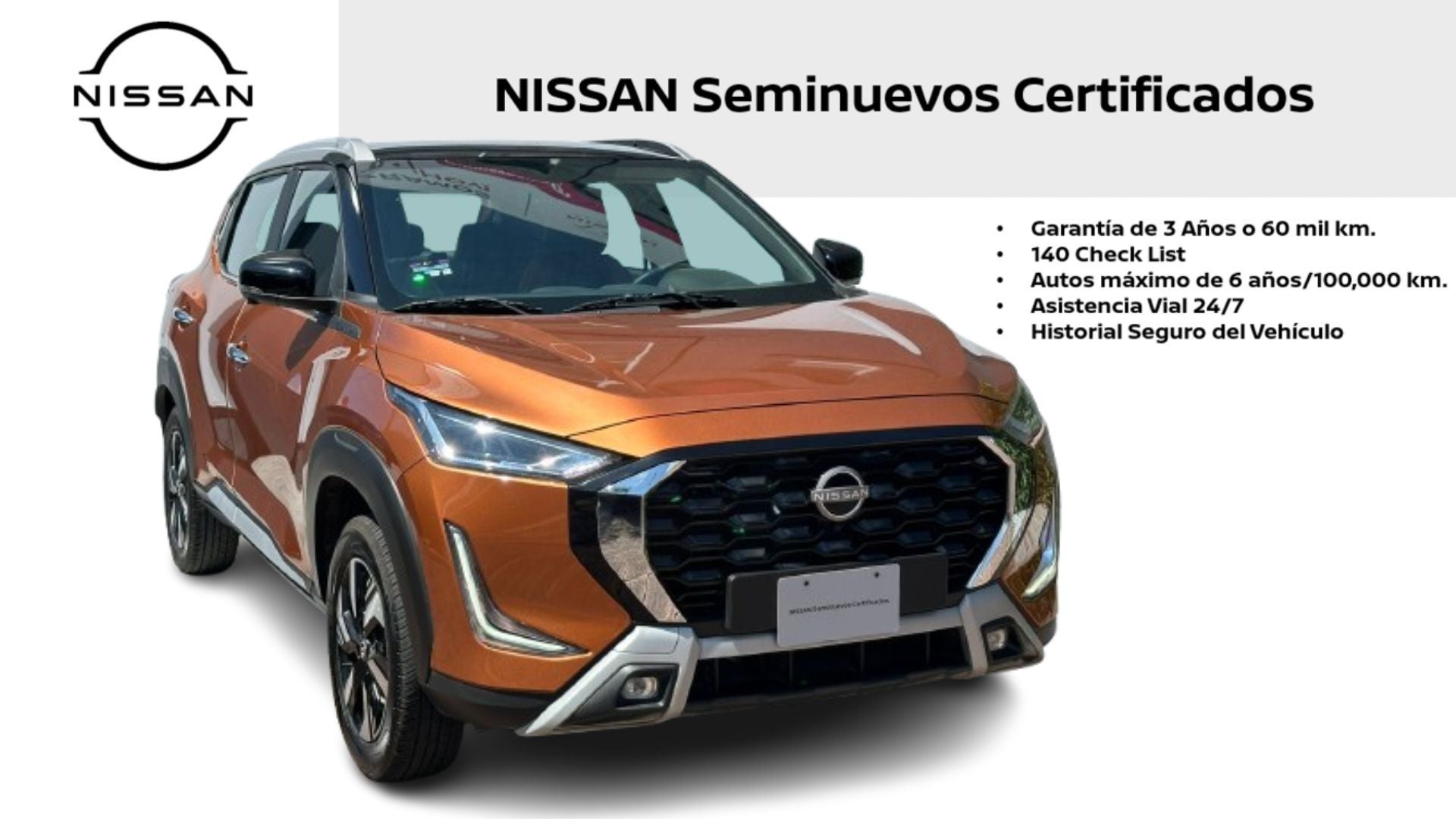 2025 Nissan Magnite EXCLUSIVE, L3, 1.0T, 112 CP, 5 PUERTAS, AUT CVT