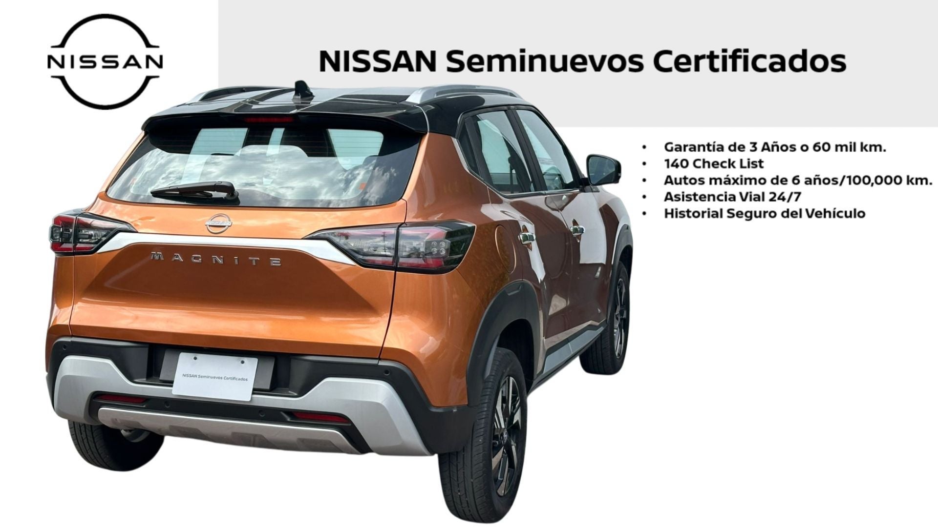 2025 Nissan Magnite EXCLUSIVE, L3, 1.0T, 112 CP, 5 PUERTAS, AUT CVT